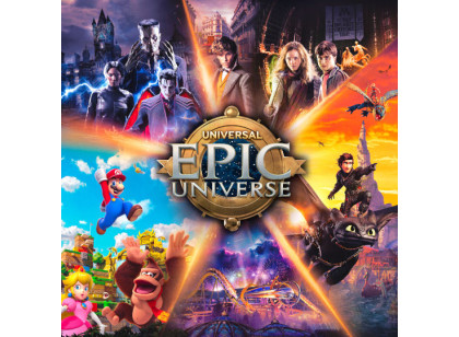 UNIVERSAL - 2 DIAS / 3 PARQUES - PARK TO PARK + 1 DIA UNIVERSAL EPIC UNIVERSE TICKET (Com data agendada)